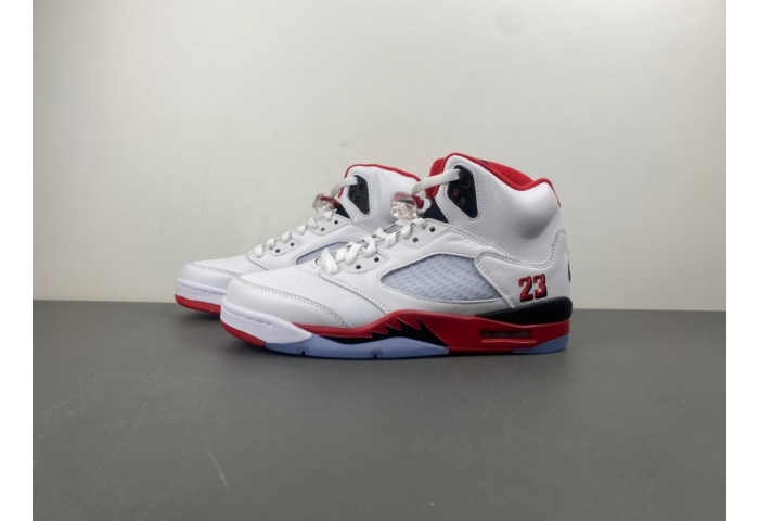 Air Jordan 5 “Fire Red Black Tongue” HQ7978-101