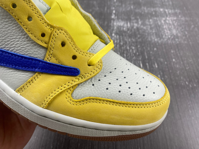 Travis Scott x Air Jordan 1 Low OG “Canary” DZ4137-700