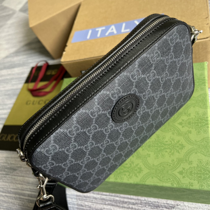 G**UCCI Shoulder bag with Interlocking G 24.5* 16*4.5CM