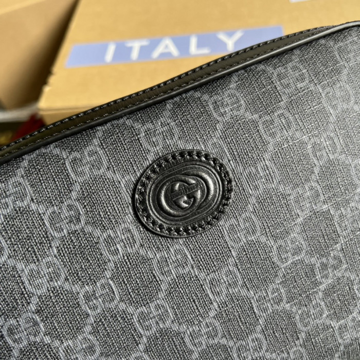 G**UCCI Shoulder bag with Interlocking G 24.5* 16*4.5CM
